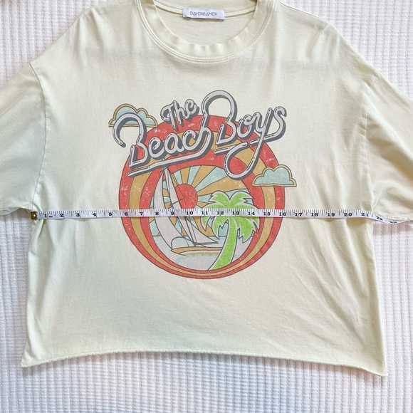 Daydreamer Beach Boys Graphic Long Sleeve Crop Top - Picture 7 of 8